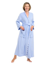 Load image into Gallery viewer, Powder Blue French Terry Classic Robe