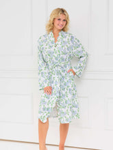 Load image into Gallery viewer, Hydrangea Pima Knit Classic robe