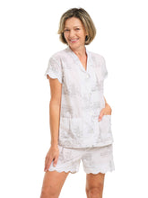 Load image into Gallery viewer, Paris Print Short Sleeve PJ with Shorts