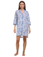 Load image into Gallery viewer, Blue Butterfly Print Nightshirt