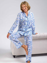 Load image into Gallery viewer, Blue Butterfly Print Pajamas