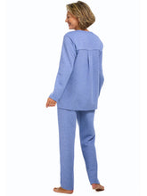 Load image into Gallery viewer, Blue Quilted Loungewear Set