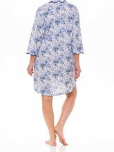 Load image into Gallery viewer, Blue Floral Nightshirt