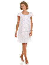 Load image into Gallery viewer, Hearts & Arrows Cap Sleeve Short Nightgown