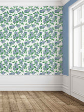 Load image into Gallery viewer, Hydrangea Clay Coated Wallpaper