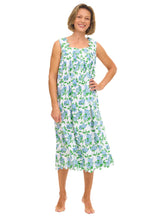 Load image into Gallery viewer, Hydrangea Gathered Nightgown