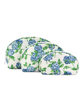 Load image into Gallery viewer, Hydrangea Cosmetic Pouch (Set of 3)