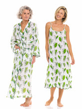 Load image into Gallery viewer, Lily Of The Valley Bundle: Classic Robe + Slip Nightgown