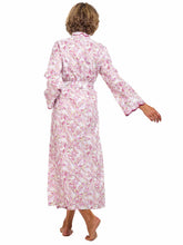 Load image into Gallery viewer, Pink Butterfly Print Classic Robe