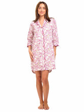 Load image into Gallery viewer, Pink Butterfly Print Nightshirt
