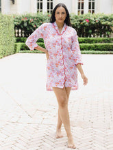 Load image into Gallery viewer, Pink Floral Nightshirt