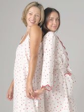 Load image into Gallery viewer, Hearts & Arrows Bundle: Classic Robe + Slip Nightgown