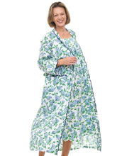 Load image into Gallery viewer, Hydrangea Suvin Bundle: Classic Robe + Gathered Nightgown