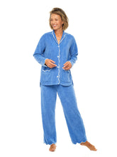 Load image into Gallery viewer, Blue French Terry Pajamas