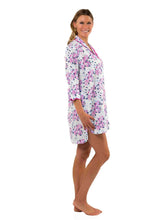 Load image into Gallery viewer, Pink-Blue Floral Nightshirt