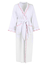 Load image into Gallery viewer, White French Terry Robe