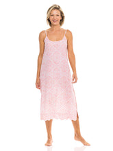 Load image into Gallery viewer, Coral Filigree Slip Nightgown
