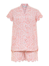 Load image into Gallery viewer, Coral Filigree PJ with Shorts