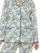 Load image into Gallery viewer, Hydrangea Pajamas with Scalloping