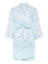 Load image into Gallery viewer, Ice Blue Filigree Short Classic Robe
