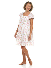 Load image into Gallery viewer, Bridal Print Cap Sleeve Short Nightgown
