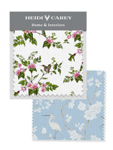 Load image into Gallery viewer, Pale Blue Gardenia Indoor Fabric
