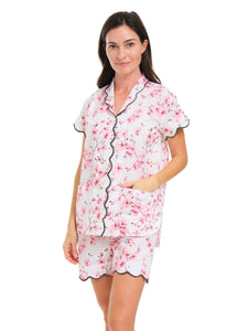 Cherry Blossom S/S PJs with Shorts