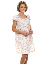 Load image into Gallery viewer, Bridal Print Cap Sleeve Short Nightgown
