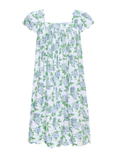 Load image into Gallery viewer, Hydrangea Pima Knit Cap Sleeve Short Nightgown
