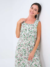 Load image into Gallery viewer, Spring Floral Gathered Nightgown
