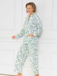 Hydrangea Pima Knit Pajamas