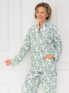 Hydrangea Pima Knit Pajamas