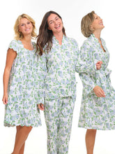 Load image into Gallery viewer, Hydrangea Pima Knit Classic robe
