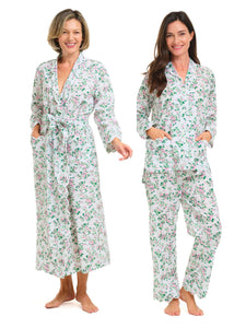 Spring Floral Bundle: Classic Robe + Pajamas