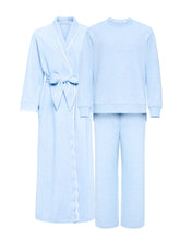 Load image into Gallery viewer, Ice Blue  Bundle: Robe + Loungewear Set
