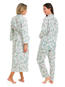 Spring Floral Bundle: Classic Robe + Pajamas