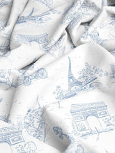 Load image into Gallery viewer, Blue Paris Indoor Fabric
