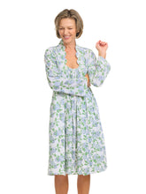 Load image into Gallery viewer, Hydrangea Pima Knit Classic robe
