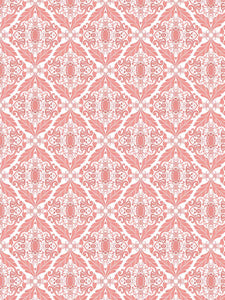 Coral Filigree Clay Coated Wallpaper