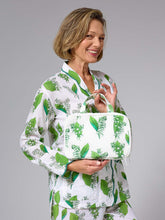 Load image into Gallery viewer, Lily of the Valley Medium Handle Cosmetic Bag
