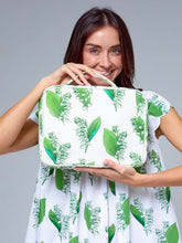 Load image into Gallery viewer, Lily of the Valley Large Hanging Cosmetic Bag
