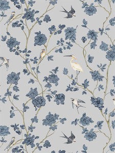 Stone Gardenia Clay Coated Wallpaper