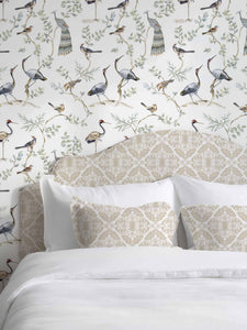 Beige Filigree Indoor Fabric