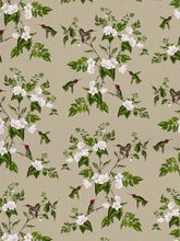 Load image into Gallery viewer, Tan Hummingbird Indoor Fabric
