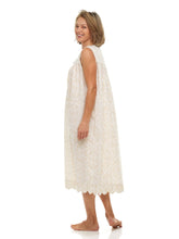 Load image into Gallery viewer, Beige Filigree Gathered Nightgown
