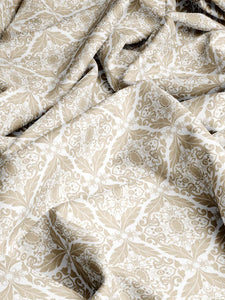 Beige Filigree Indoor Fabric