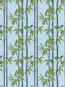 Blue Bamboo Indoor Fabric