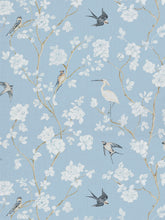 Load image into Gallery viewer, Pale Blue Gardenia Indoor Fabric
