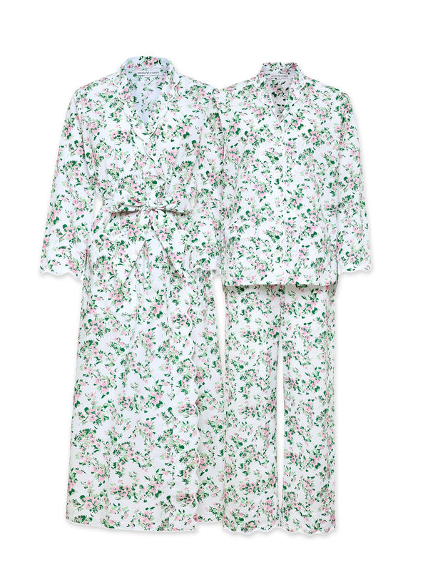 New Floral Bundle: Classic Robe + Pajamas