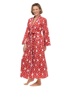 Santa Print Classic Robe